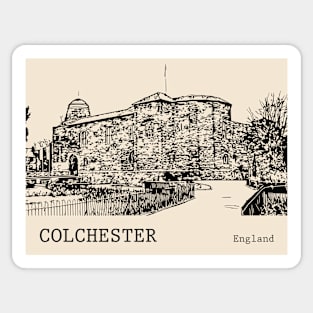Colchester England Sticker